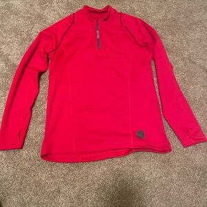 Nike Pro Hyperwarm Pink Quarter-Zip Top